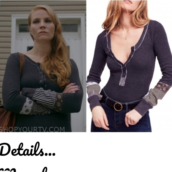 🍒LIKE NEW🍒 FREE PEOPLE HENLEY - Picture 4 of 7